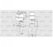 IDR200Z03D100AS/50-30W20TR10 (88302948) Дроссельная заслонка Kromschroder