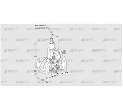 VAS350F/LW (88006189) Газовый клапан Kromschroder