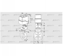 IDR32Z03D100AU/50-15W15E (88302781) Дроссельная заслонка Kromschroder