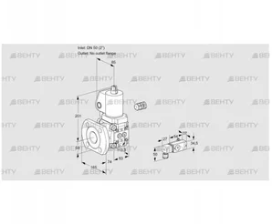 VAS350/-F/NKGL (88026084) Газовый клапан Kromschroder