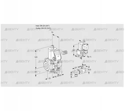 VAS120R/NW (88034640) Газовый клапан Kromschroder