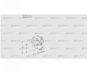 VRH1T15N05BA/PP/PP (88027388) Регулятор расхода Kromschroder