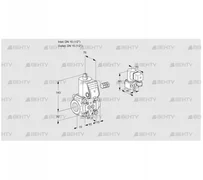 VAS115R/NW (88000852) Газовый клапан Kromschroder