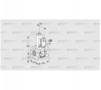 VAS9125F05NA3E/PP/EP (88204784) Газовый клапан Kromschroder