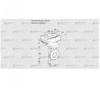 IBAF65/40Z05/20-60W3T (88302137) Дроссельная заслонка Kromschroder