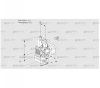 VAD2E40R/40F05FD-50VWR/PP/PP (88102222) Газовый клапан с регулятором давления Kromschroder