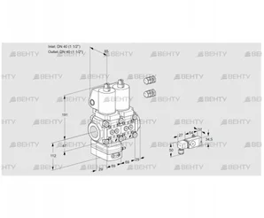 VCD2E40R/40R05D-100NWSL3/1-PP/PPPP (88100372) Регулятор давления Kromschroder