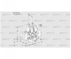 VCV3E50F/50F05NVKWR/PPPP/PPPP (88103809) Клапан с регулятором соотношения Kromschroder