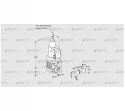 VAS1T-/25N/LQSR (88027719) Газовый клапан Kromschroder