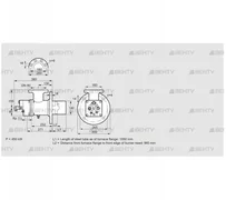 BIO 140HD-1050/985-(65)E (84199001) Газовая горелка Kromschroder