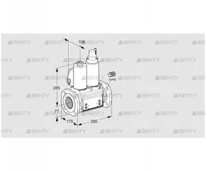 VCS665F05NLKL3B/PPPP/PPPP (88203298) Сдвоенный газовый клапан Kromschroder