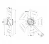 Осевой вентилятор ebmpapst A4E400AP0202