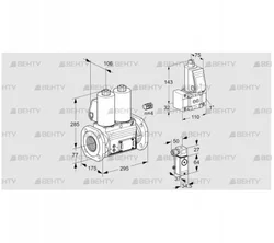 VCS665F05NNWL3E/P3Z-/4-MP (88207730) Сдвоенный газовый клапан Kromschroder