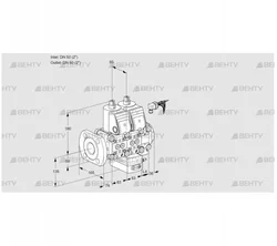 VCH3E50F/50R05NHEVWR/PPPP/PPPP (88107742) Клапан с регулятором расхода Kromschroder