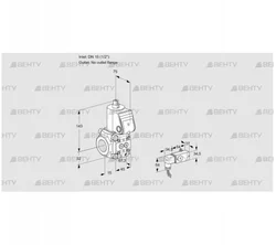 VAS1T15/-N/NQ (88001880) Газовый клапан Kromschroder