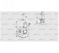 VAS9125F05NA3E/B-/PP (88203638) Газовый клапан Kromschroder