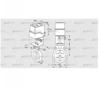 IDR40Z03D100AS/50-60W30E (88303453) Дроссельная заслонка Kromschroder