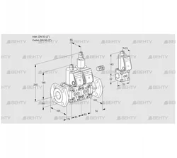 VCS3E50F/50F05NLWR/PPPP/PPBS (88107035) Сдвоенный газовый клапан Kromschroder