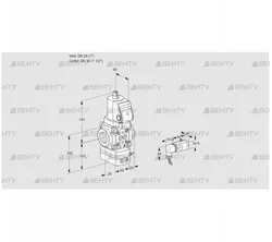 VAG2T25/40N/NQGRAA (88030898) Газовый клапан с регулятором соотношения Kromschroder