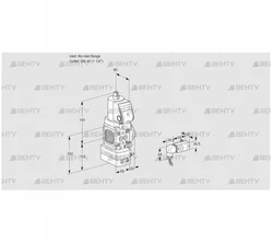 VAD2T-/40N/NQSR-25A (88011136) Газовый клапан с регулятором давления Kromschroder