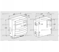 BCU480W3P6C1D1000K1E1-/LM400WF3O0E1- (88680304) Блок управления горением Kromschroder