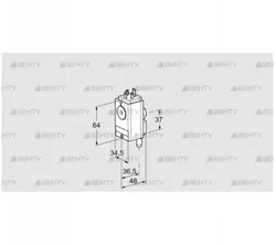 DG 30VC4-5W (84448260) Датчик-реле давления газа Kromschroder