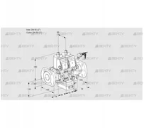 VCH3E50F/50F05NHEVWR/PPPP/PPPP (88107743) Клапан с регулятором расхода Kromschroder