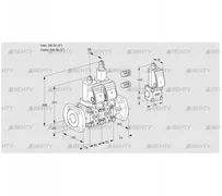 VCS3E50F/50F05NLWGR3/PPPP/PPZS (88100129) Сдвоенный газовый клапан Kromschroder