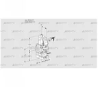 VAG125R/NWAE (88018158) Газовый клапан с регулятором соотношения Kromschroder