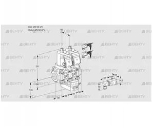 VCG3E50R/50R05NGEWGR8/-3PP/PP-4 (88103927) Клапан с регулятором соотношения Kromschroder