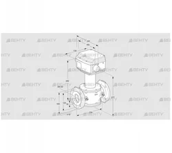 RV 50/LF05W30E (86060766) Регулирующий клапан Kromschroder