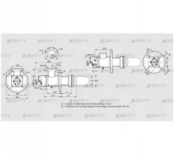 BIC 140RBL-0/35-(54)E (84035012) Газовая горелка Kromschroder