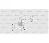 VAD1-/25R/NW-25A (88012128) Газовый клапан с регулятором давления Kromschroder