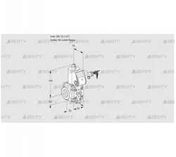 VAS115/-R/NK (88031769) Газовый клапан Kromschroder