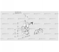 VAD115R/NW-100B (88005724) Газовый клапан с регулятором давления Kromschroder