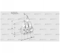 VCS1T20N/20N05NLVQGR/PPPP/PPPP (88104685) Сдвоенный газовый клапан Kromschroder