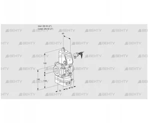 VAG350R/NWAN (88006298) Газовый клапан с регулятором соотношения Kromschroder