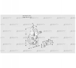 VAN115R/NW (88012229) Сбросной газовый клапан Kromschroder