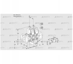 VCH3E50F/50F05NHEWR3/-3PP/PPPP (88106340) Клапан с регулятором расхода Kromschroder