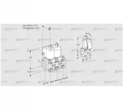 VCS2E40R/40R05NNWL/PPBS/PPMM (88103805) Сдвоенный газовый клапан Kromschroder