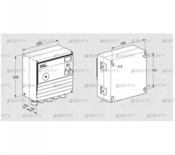 BCU480-5/3/1L5W8GB (88612214) Блок управления горением Kromschroder