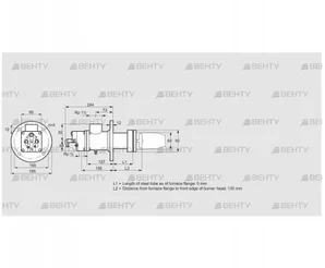 BIC 65RB-0/135-(37)E (84099422) Газовая горелка Kromschroder