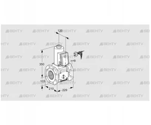 VAS8100F05NWB/PP/PP (88203411) Газовый клапан Kromschroder