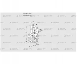 VAN120R/NW (88017342) Сбросной газовый клапан Kromschroder