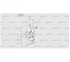 VAD125R/NW-25A (88012811) Газовый клапан с регулятором давления Kromschroder