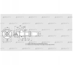 BIC 100HM-200/235-(67)E (84033232) Газовая горелка Kromschroder