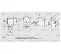 ZIO 165HBL-500/435-(24)D (84246051) Газовая горелка Kromschroder