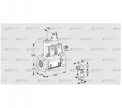 VCS665F05NLWR3B/3-MM/4-2- (88206637) Сдвоенный газовый клапан Kromschroder