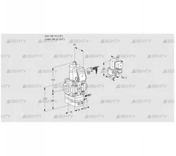 VAG115/20R/NWAE (88011182) Газовый клапан с регулятором соотношения Kromschroder