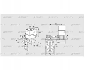 IDR40Z03A100GA/50-30W20E (88302911) Дроссельная заслонка Kromschroder